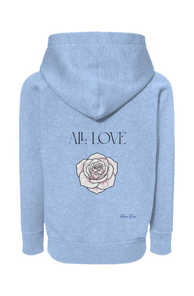 Blend Raglan Hooded Sweatshirt All Love