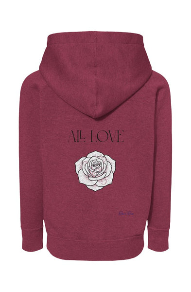 Blend Raglan Hooded Sweatshirt All Love
