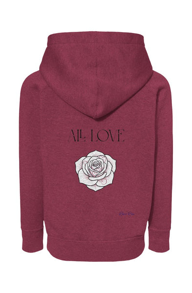 Blend Raglan Hooded Sweatshirt All Love