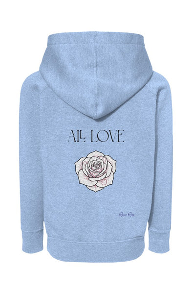 Blend Raglan Hooded Sweatshirt All Love