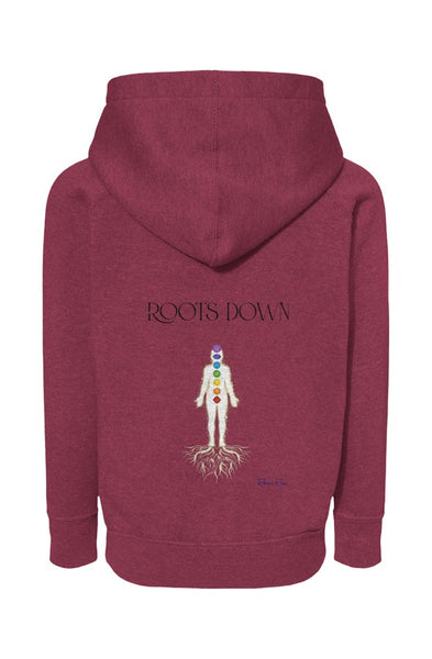 Blend Raglan Hooded Sweatshirt Roots Down