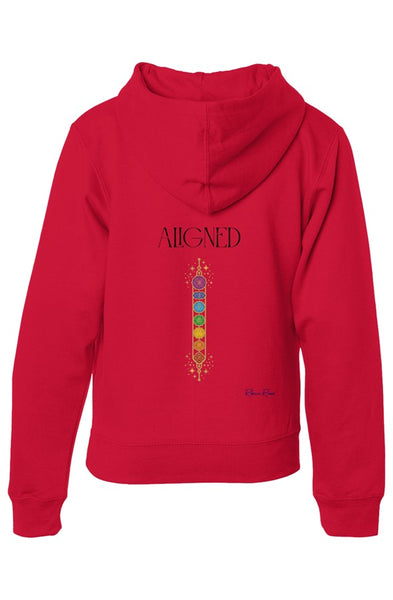 Youth Midweight Hooded Sweatshirt Aligned