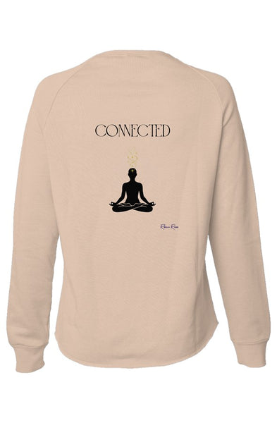 Womens Lightweight Wash Sweatshirt Connected