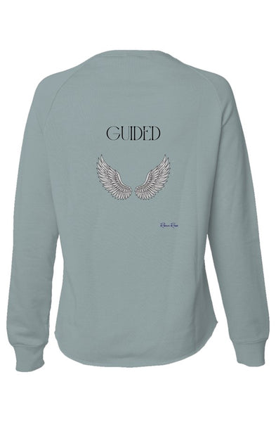 Womens Lightweight Wash Sweatshirt Guided