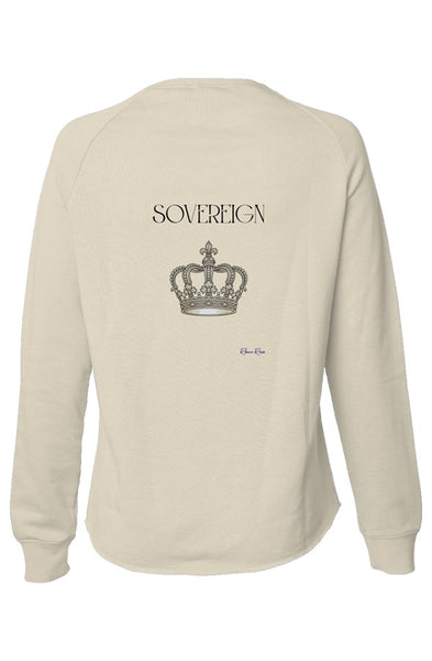 Womens Lightweight Wash Sweatshirt Sovereign