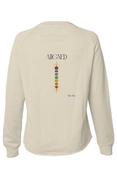 Womens Lightweight Wash Sweatshirt Aligned
