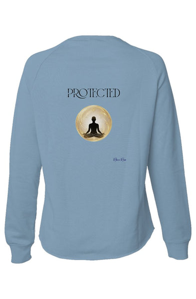 Womens Lightweight Wash Sweatshirt Protected