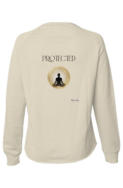 Womens Lightweight Wash Sweatshirt Protected