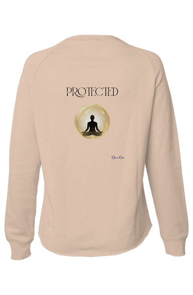 Womens Lightweight Wash Sweatshirt Protected