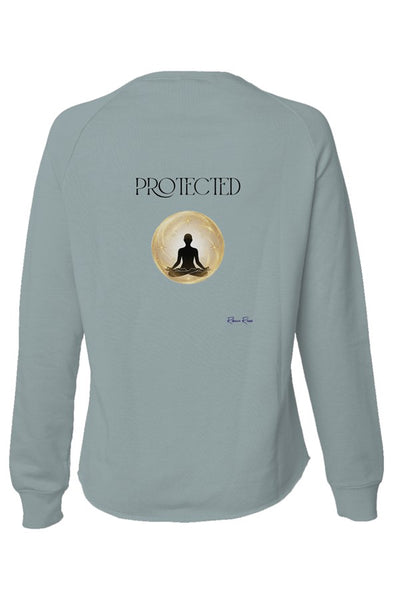 Womens Lightweight Wash Sweatshirt Protected