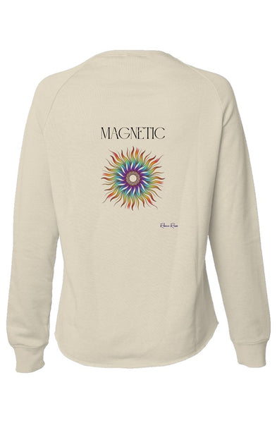 Womens Lightweight Wash Sweatshirt Magnetic