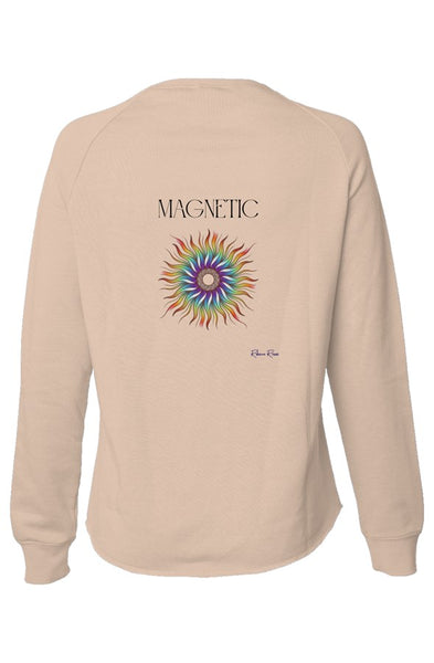 Womens Lightweight Wash Sweatshirt Magnetic