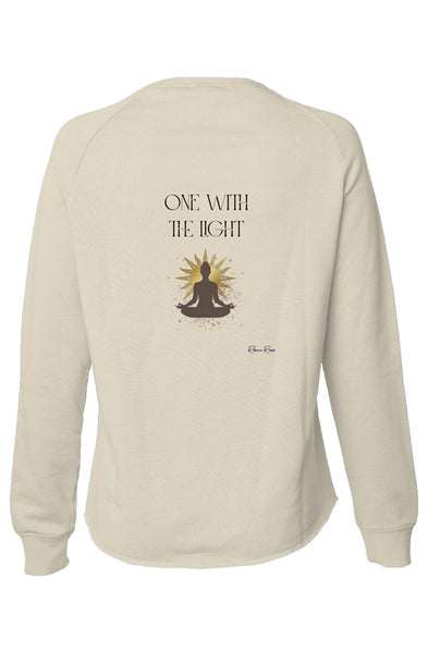 Womens Lightweight Wash Sweatshirt One with the Light