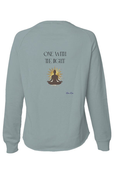 Womens Lightweight Wash Sweatshirt One with the Light