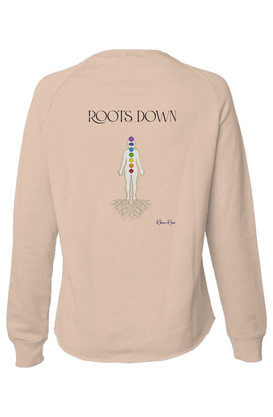 Womens Lightweight Wash Sweatshirt Roots Down
