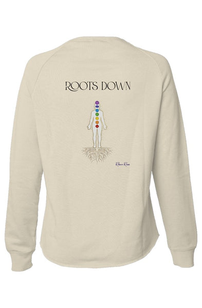 Womens Lightweight Wash Sweatshirt Roots Down
