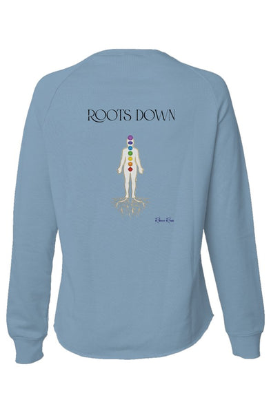 Womens Lightweight Wash Sweatshirt Roots Down