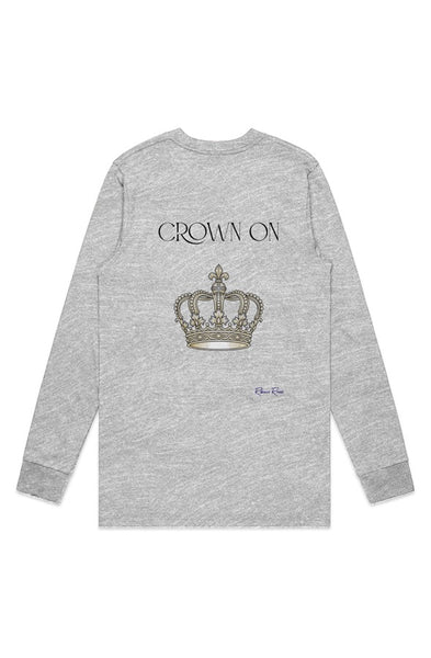 Mens Base l s Tee Crown On