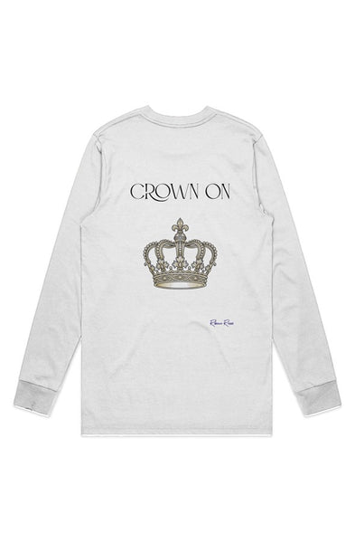 Mens Base l s Tee Crown On
