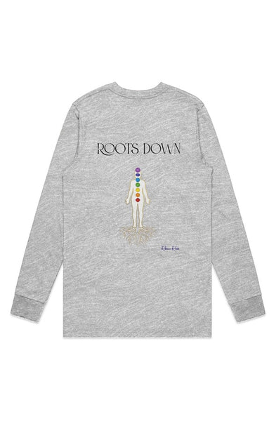 Mens Base l s Tee Roots Down