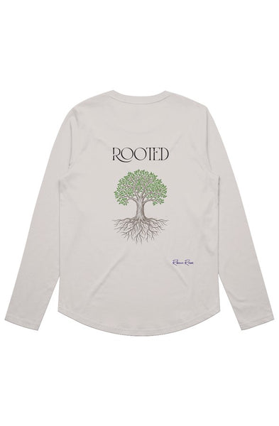Womens Maple Curve LS Tee Rooted
