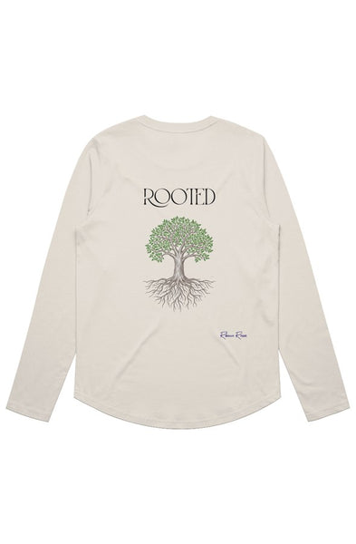Womens Maple Curve LS Tee Rooted