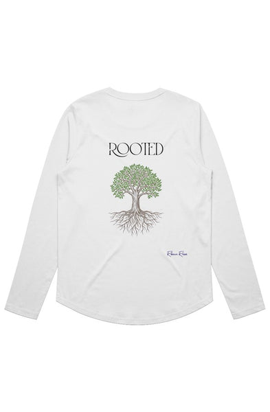 Womens Maple Curve LS Tee Rooted