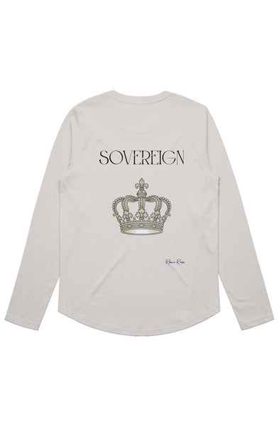 Womens Maple Curve LS Tee Sovereign