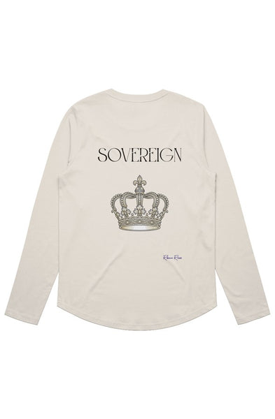 Womens Maple Curve LS Tee Sovereign