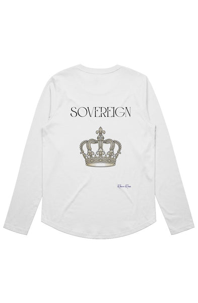 Womens Maple Curve LS Tee Sovereign