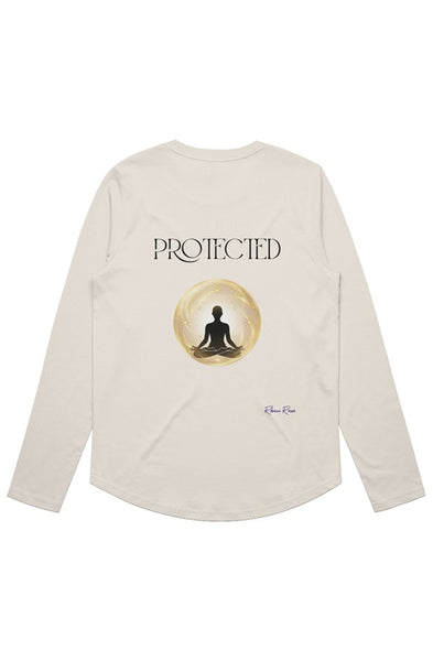 Womens Maple Curve LS Tee Protected