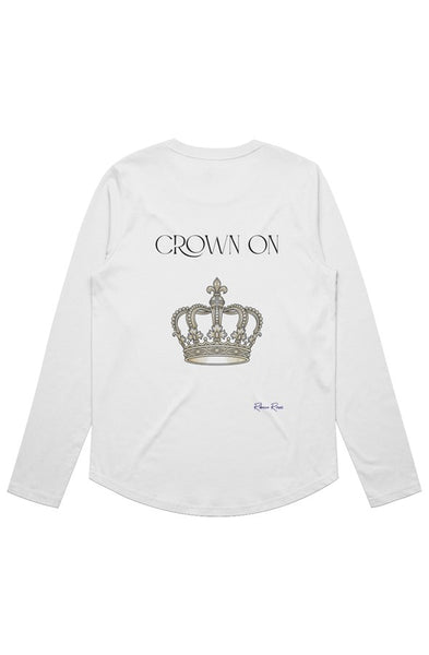 Womens Maple Curve LS Tee Crown On