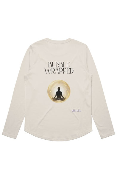 Womens Maple Curve LS Tee Bubble Wrapped