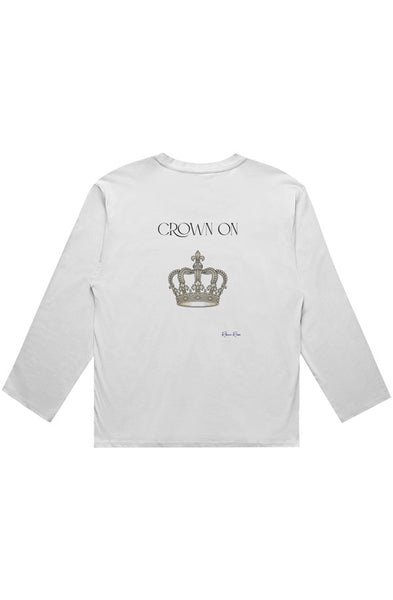 wo 39 s martina long sleeve tee Crown On