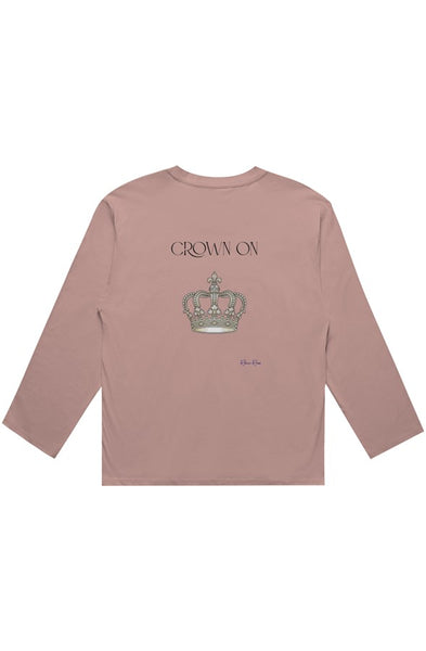 wo 39 s martina long sleeve tee Crown On