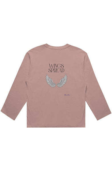 wo 39 s martina long sleeve tee Wings Spread
