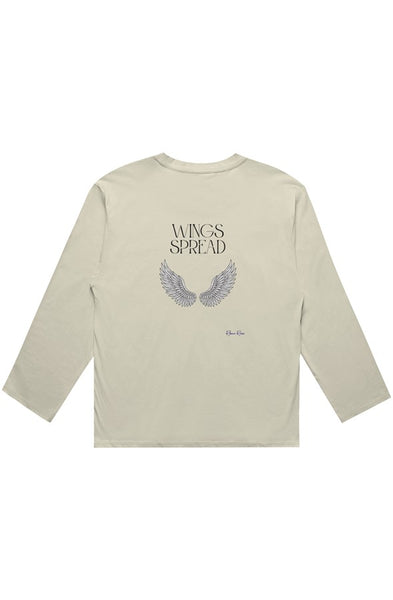 wo 39 s martina long sleeve tee Wings Spread