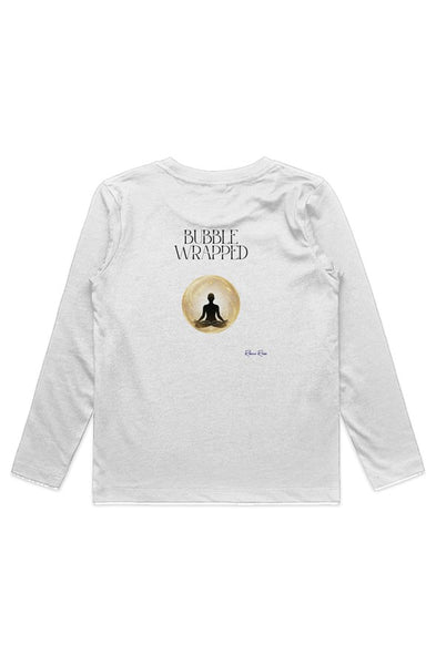 Kids Long Sleeve Tee Bubble Wrapped