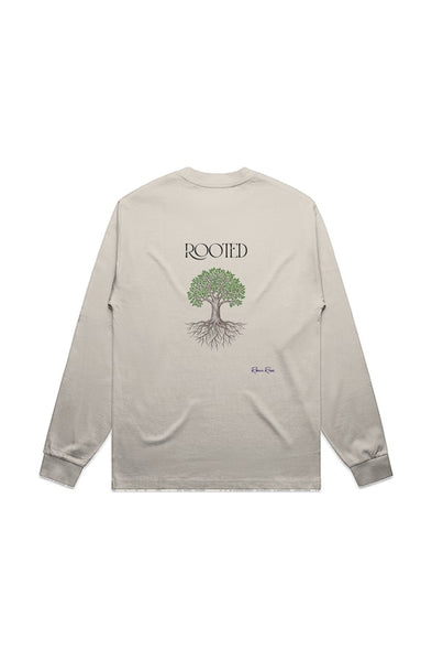 MENS HEAVY L S TEE Rooted
