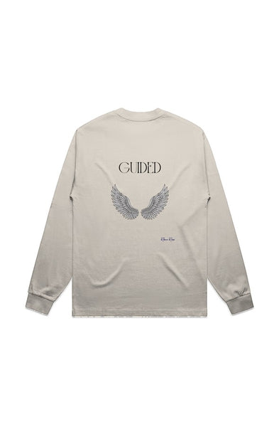 MENS HEAVY L S TEE Guided