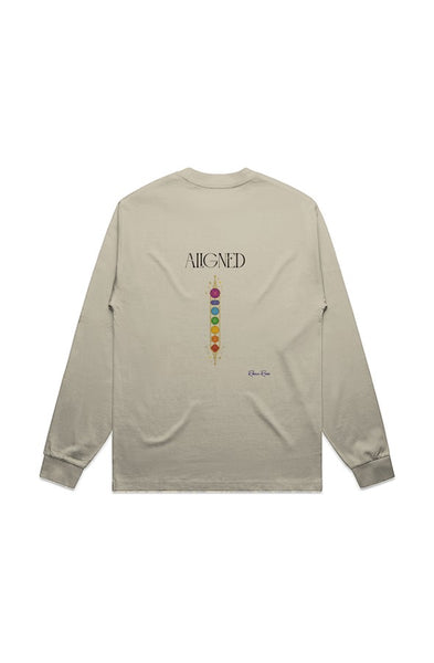 MENS HEAVY L S TEE Aligned