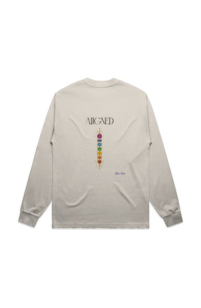 MENS HEAVY L S TEE Aligned