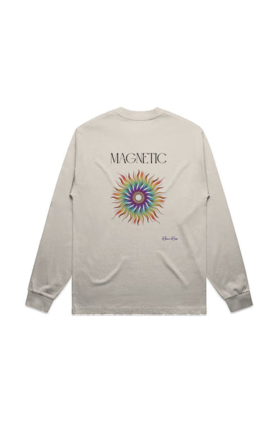 MENS HEAVY L S TEE Magnetic