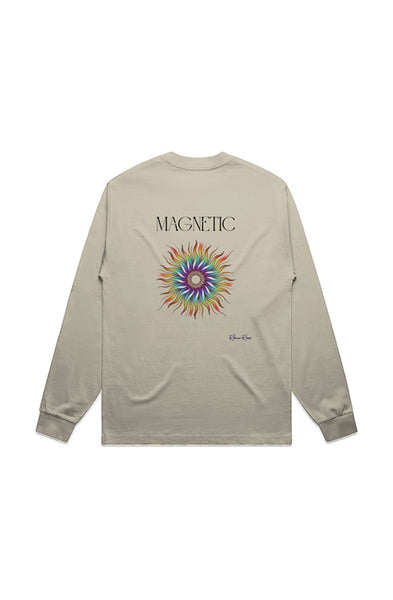 MENS HEAVY L S TEE Magnetic
