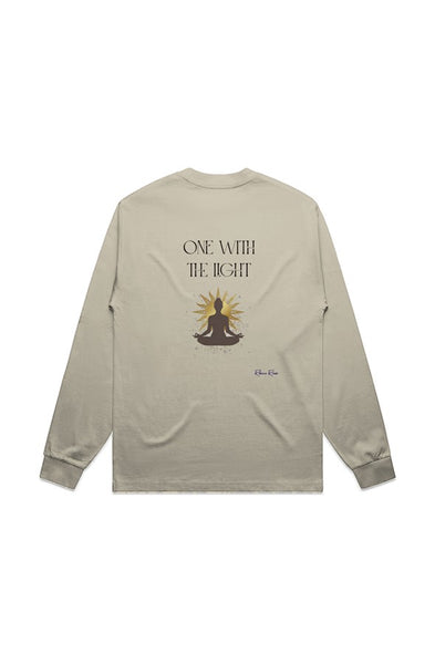 MENS HEAVY L S TEE One with the Light