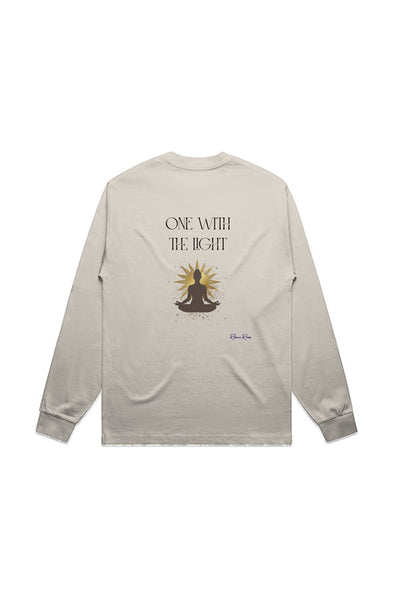 MENS HEAVY L S TEE One with the Light