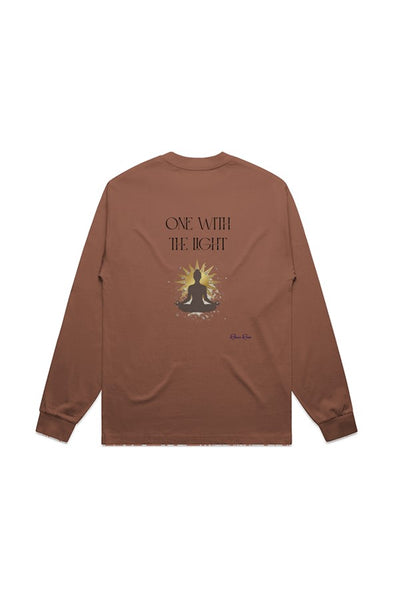 MENS HEAVY L S TEE One with the Light