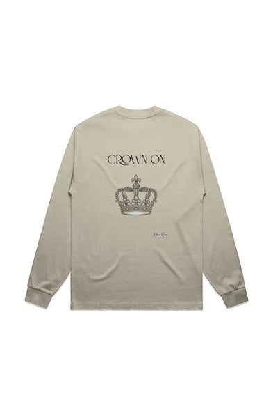 MENS HEAVY L S TEE Crown On