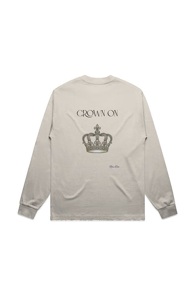MENS HEAVY L S TEE Crown On