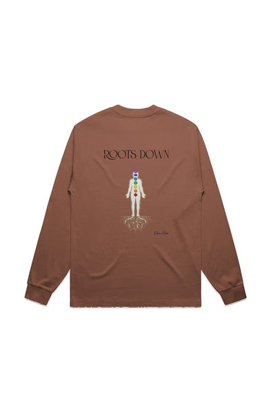 MENS HEAVY L S TEE Roots Down